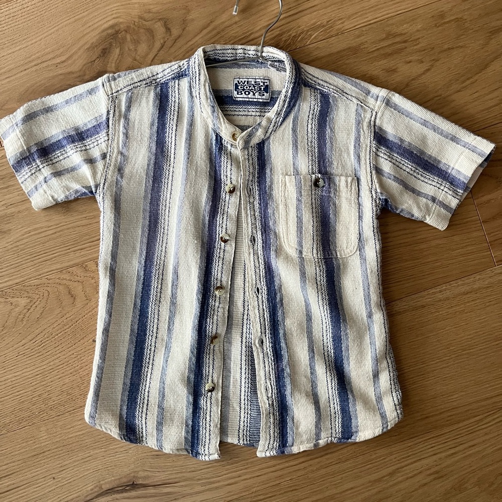 “West coast boys” vintage kids tunic cotton